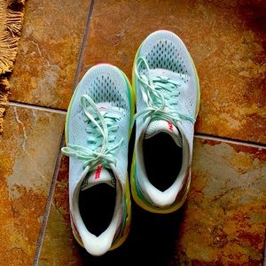 Hoka running shoes.